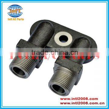 Auto AC hose fitting ZEXEL TM13/TM15/TM16 HD/TM Style Zexel Compressors Without Service Port