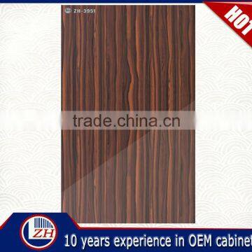 High quality waterproof mdf skirting board uv wood grain board