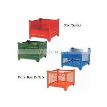 warehouse rack heavy duty mesh box wire cage metal bin storage cage-2 factory supplier