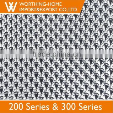 chequered finish stainless steel pattern sheet 201