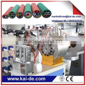 10/8mm 7 ways HDPE micro duct bundle production line fiber optical cable blowing machine