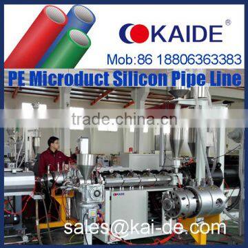 HDPE PE Micro duct silicone tube making machine/production line