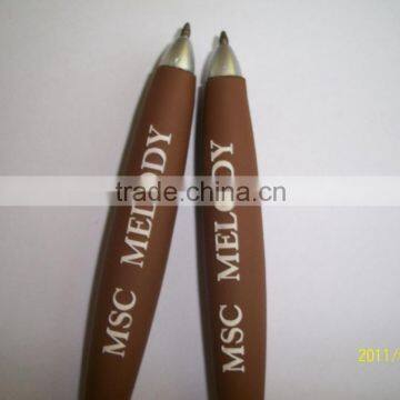 Custom creative pen cap with custom 3d embossed logo for promotion gifts