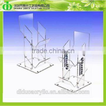 DDE-B179 Trade Assurance Chinese Factory Wholesale SGS Test Commercial Perspex Newspaper and Magazines Stand