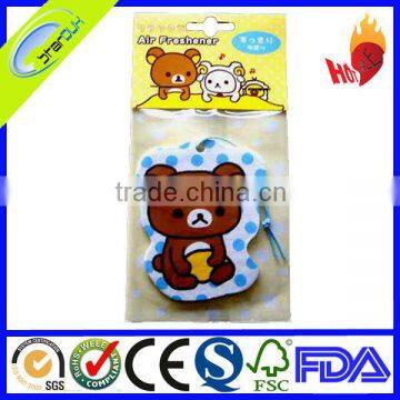 promotional paper air freshener for car