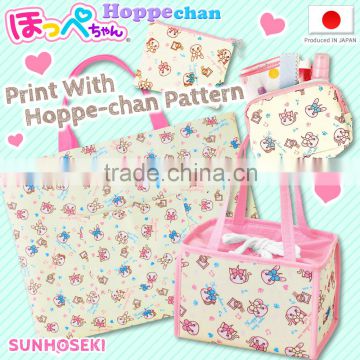 Cute and Original printed towel handkerchief Hoppe-chan with Comfortable