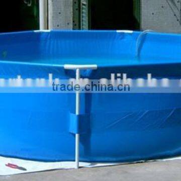 Collapsible Tarpaulin PVC Pool for Rearing Fish photo-4