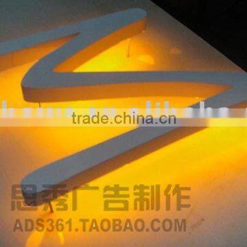 Acrylic LED Backlit Channel Letter Sign, Water proof LED outdoor sign