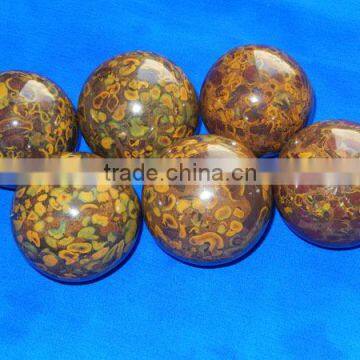 Semiprecious Agate Balls For Sale | Picasso Jasper balls