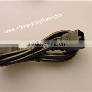 male to femal power cord IEC C13-C14 UL Approval Connector Electrical Cable ac power suffix plug with AC power cord