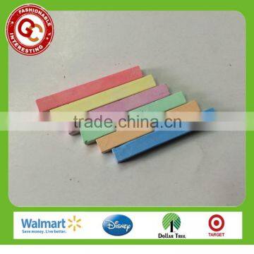 novelty 6 pcs square color chalk for kids