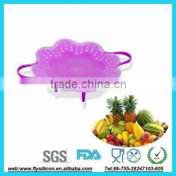 useful silicone microwave cooker and steamer with basket shape in 2013