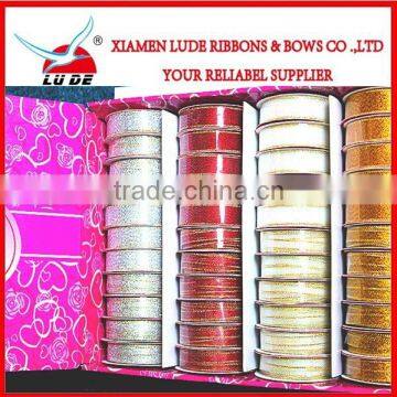 High Quality Colorful 1 Inch Metallic Ribbon for Wholesale photo-6