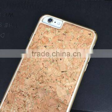 Marbling Aluminum Alloy Plating Frame+leather Hybird Shell Phone Cover for Iphone 7/7s photo-2