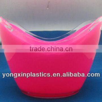 Double wall plastic ice bucket