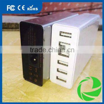 Colored Porous 5V 12A 10A Usb Fast Charge Adapter Intelligent 6 Port Usb Wall Charger photo-4