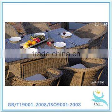 Outdoors rattan balcony chairs and tables set--7pcs rattan chairs and tables set