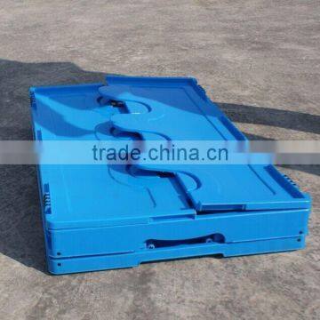 Taizhou Plastic Foldable Close Collapsing Container,Sale Folding Food Crate,Folding Container With Lid photo-2