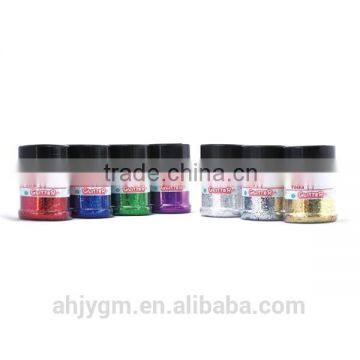 Bottle packing Hexagonal Shape Coloful Decoration Glitter Powder/color glitter powder