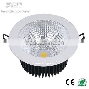 COB 2530 high brightness 30w led down light,CE/TUV-GS listed 3000K LED recessed downlight