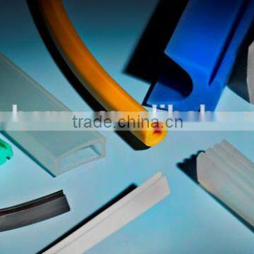 RoHS Certified customized Silicone rubber tubing extrusions parts