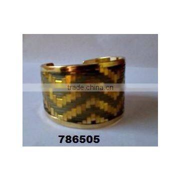 Indian Handmade Metal Brass Fashion Bangle Bracelet Weaved photo-5