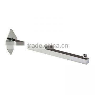 Chrome Straight Hook For Wall Mount System Square Tubing 18 photo-2