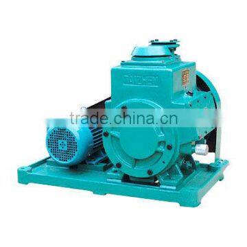 Two-stage rotary vane vacuum pump