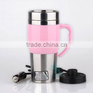 Stainless Steel Heated Car Mug Travel Mug Electric Heating Mug photo-3