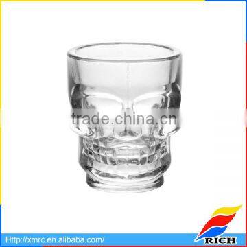 2016 Promotional custom unique skull head vodka skull shot glass