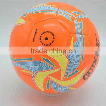 Size 5 Machine Sewing PVC Leather Football Ball photo-6