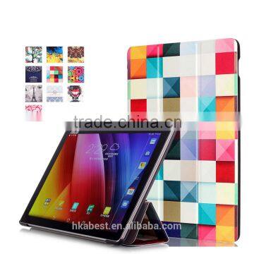 For ASUS ZenPad 10 Z300C flip leather case IFC096, for ASUS Tablet stand cover case with pattern, Magnet Smart case