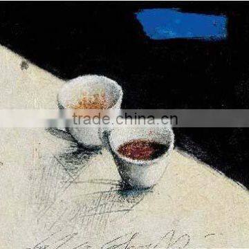 Still life coffee painting