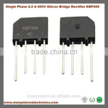 Single Phase 2.0 A 600V Silicon Bridge Rectifier KBP206 photo-4