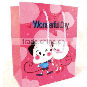 cartoon gift shopping paper bag