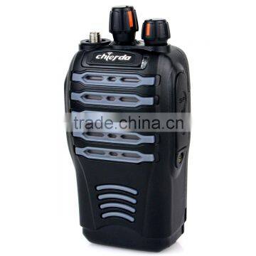 blue Dustproof Waterproof IP66 Walkie Talkie CHIERDA CD-528 UHF 400-470MHz 5W Stop Noise Monitor Urgent Alarm Two Way radio