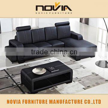 Contemporary low price living room mini sofa with chaise 104C