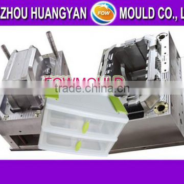 OEM custom plastic Storage box with wheels mould manufacturer