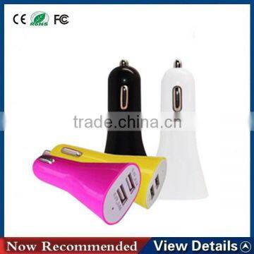 Usb Car Charger 5v,3.1a With 2 Usb Sockets