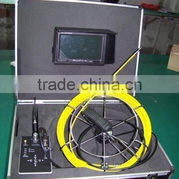 Self-leveling & Locating & Meter Counter & DVR Function Pipe Sewer Drain Inspection Camera With 9mm, 60-120m Push Rod