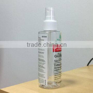 180m 6ozl PET Spray Bottle, Screen Printing