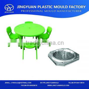 OEM custom round garden chair and table set mould manufacturer