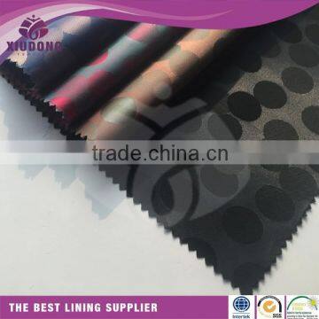 polyester viscose two tone jacquard suit lining fabric