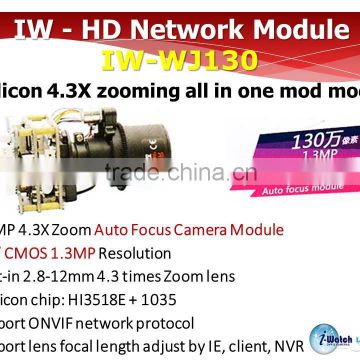 IW-WJ130 1.3MP 4.3X Optical All In One Camera Module