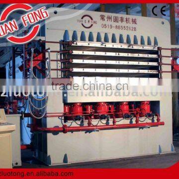Multilayer Melamine Lamination Press Line for Plywood,HPL,bamboo Boards,insulation Board,door photo-3