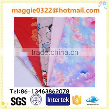 100% rayon single jersey fabric for bedding in china