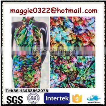 reactive printed rayon fabric for ladies dress