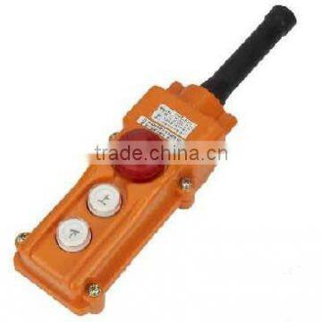 crane switch , 3 buttons electrical hoist switch,remote control switch can be english letter COB-61H