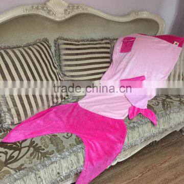 Warm Light Fish Blanket Adult Mermaid Tail Blanket For Watching TV Wearable