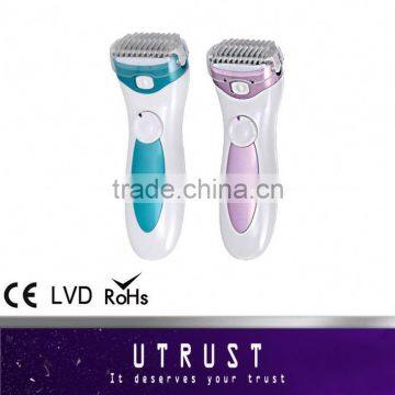 Professional LANQI KM720 RECHARGEABLE PORTABLE HOT LINE HAIR REMOVER & LADY EPILATOR SHAVER FOR HOME USE